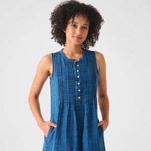 Faherty Isha Shirt Dress, size M